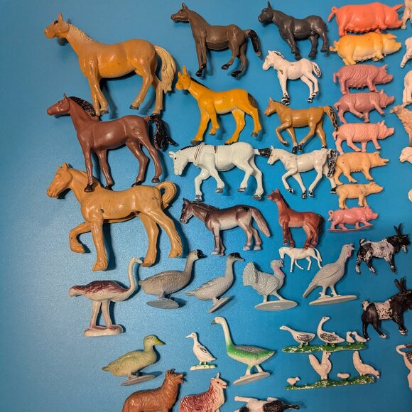 Toy Farm Animals Bundle 66 pieces - Picture 4 of 16